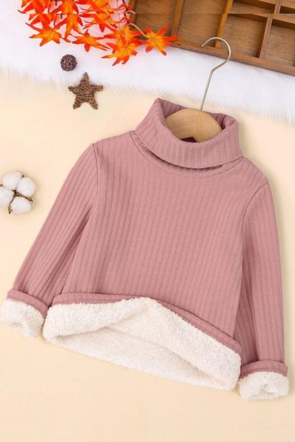 Thermal Lined Turtleneck Sweater for Kids (6Y)